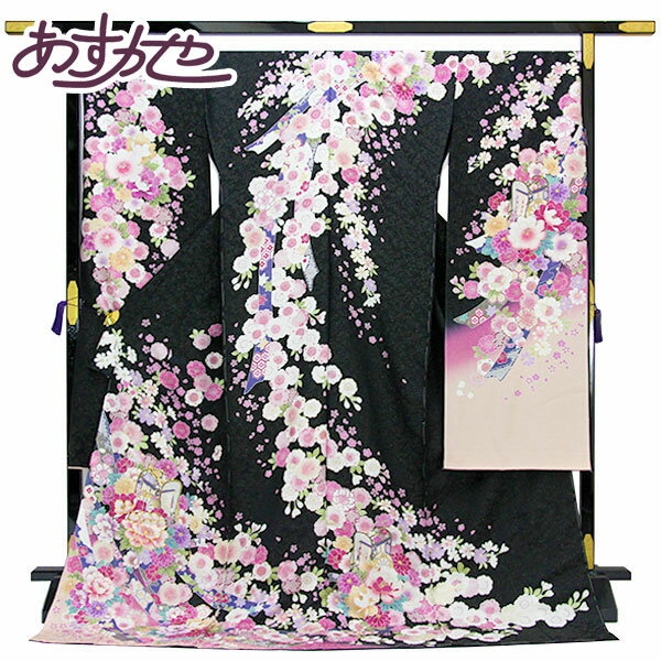其它 - 着物 名門 吉澤織物 金通し 金駒刺繍 振袖 吉澤の友禅 あすかや [商品番号fs201]