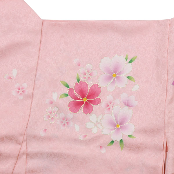 【お仕立て付き】着物 振袖 豪華 綸子 花柄 未仕立て あすかや [商品番号fs523]