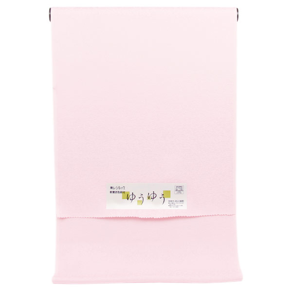 反物 東レシルック 色無地 紋意匠 ゆうゆう あすかや [商品番号im682]