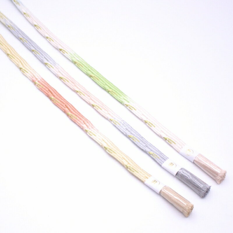 【4/24〜27限定】まとめ買い♪ 帯締め・帯揚げ2点で15％OFF 帯締め 紐の渡敬謹製 貝ノ口浮舟 撚り房 フォーマル用 あすかや [商品番号coj0053]