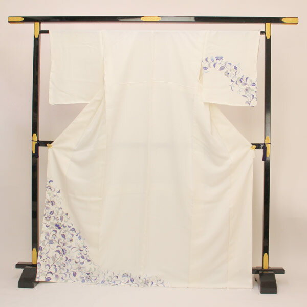 Rakuten - 【 お仕立て上がり 訳有り着物】正絹胴裏 新品 仕立済 訪問着 Fサイズ 白色系 結婚式 お茶席 入園 入学式 卒園 卒業式 七五三 pt1856 【あすかや】