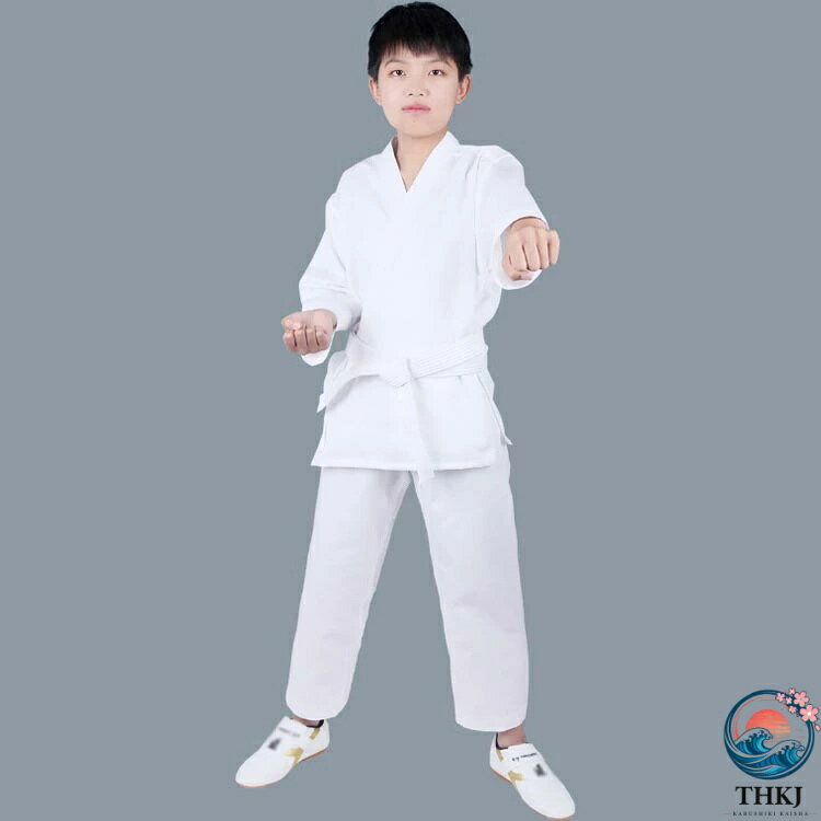 【全品2点で5%OFF】子供 中学生 空手着 セット 大人 100-180cm 白帯 空手衣 3 点セ...