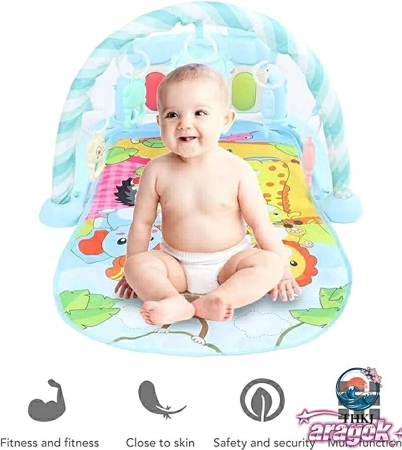 【全品2点で5%OFF】ベビージムプレイマット プレイおなかマット ピアノ ベビーアク...