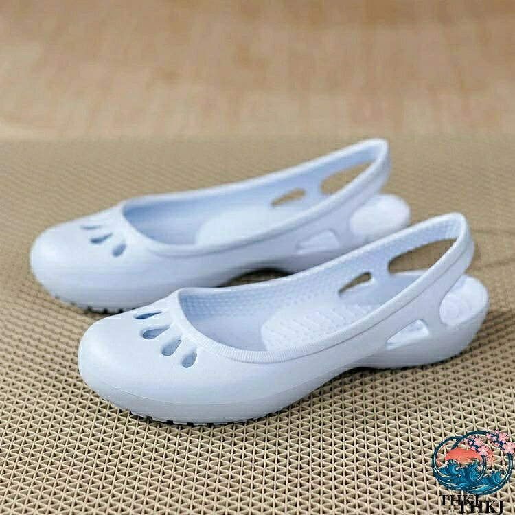 【全品2点で5%OFF】レディースナースサンダル 蒸れない 軽量 EVA 防水 履きやすい サボサンダル オフィス・仕事用 フラットパンプス asumiru-10018753 アスミル楽天市場店 サンプル画像2