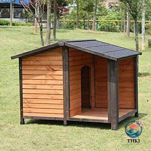 ペットハウス 犬小屋猫小屋全天候型木製多サイズ屋内屋外両用ペット居住用品