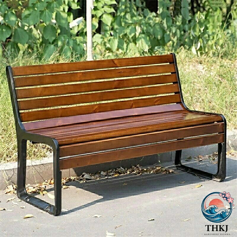 【全品2点で5%OFF】背もたれ付き屋外ベンチ スラットシート付きガーデンベンチ 2〜...