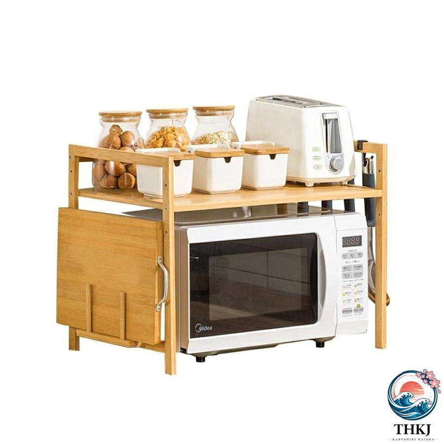 【頑丈＆清潔しやすい素材】タイプ1：2段：高さ42cm*奥行き35cm*幅55cm 3段：高さ67cm*奥行き35cm*幅55cm タイプ2：2段：高さ36cm*奥行き37cm*幅53cm 3段：高さ68cm*奥行き37cm*幅53cm 高品質な竹製を採用しており、耐荷重が強くて、錆びにくく、清潔しやすいです。<br><br>【高品質竹製】竹でできるエコ素材なフラワースタンドで、ニスや熱処理されるので、強度を上げ、腐れやカビ・害虫から守り、耐久性が抜群で、表面にはツヤ出し加工され、すばらしい光沢感があります。<br><br>【キッチンスペースを有効活用】レンジラックはレンジ上に新たな収納スペースを利用して、キッチン家電や、調味料、調理器具、食材などをすっきり整理でき、キッチンの限られた空間を無駄なく使って、便利で快適な調理スペース作ります。<br><br>【お手入れが簡単】滑らかな棚板には耐水性があり、濡らした布で拭くだけで清潔に保てるのでお手入れも簡単です。<br><br>【調理台付き＆多用途】木製調理台付き、電子レンジ台はお好きな場所に置くことができます。キッチンで皿と碗などを置き【頑丈＆清潔しやすい素材】タイプ1：2段：高さ42cm*奥行き35cm*幅55cm 3段：高さ67cm*奥行き35cm*幅55cm タイプ2：2段：高さ36cm*奥行き37cm*幅53cm 3段：高さ68cm*奥行き37cm*幅53cm 高品質な竹製を採用しており、耐荷重が強くて、錆びにくく、清潔しやすいです。【高品質竹製】竹でできるエコ素材なフラワースタンドで、ニスや熱処理されるので、強度を上げ、腐れやカビ・害虫から守り、耐久性が抜群で、表面にはツヤ出し加工され、すばらしい光沢感があります。【キッチンスペースを有効活用】レンジラックはレンジ上に新たな収納スペースを利用して、キッチン家電や、調味料、調理器具、食材などをすっきり整理でき、キッチンの限られた空間を無駄なく使って、便利で快適な調理スペース作ります。【お手入れが簡単】滑らかな棚板には耐水性があり、濡らした布で拭くだけで清潔に保てるのでお手入れも簡単です。【調理台付き＆多用途】木製調理台付き、電子レンジ台はお好きな場所に置くことができます。キッチンで皿と碗などを置き、リビングルームで本、雑誌やおも【頑丈＆清潔しやすい素材】タイプ1：2段：高さ42cm*奥行き35cm*幅55cm 3段：高さ67cm*奥行き35cm*幅55cm タイプ2：2段：高さ36cm*奥行き37cm*幅53cm 3段：高さ68cm*奥行き37cm*幅53cm 高品質な竹製を採用しており、耐荷重が強くて、錆びにくく、清潔しやすいです。<br><br>【高品質竹製】竹でできるエコ素材なフラワースタンドで、ニスや熱処理されるので、強度を上げ、腐れやカビ・害虫から守り、耐久性が抜群で、表面にはツヤ出し加工され、すばらしい光沢感があります。<br><br>【キッチンスペースを有効活用】レンジラックはレンジ上に新たな収納スペースを利用して、キッチン家電や、調味料、調理器具、食材などをすっきり整理でき、キッチンの限られた空間を無駄なく使って、便利で快適な調理スペース作ります。<br><br>【お手入れが簡単】滑らかな棚板には耐水性があり、濡らした布で拭くだけで清潔に保てるのでお手入れも簡単です。<br><br>【調理台付き＆多用途】木製調理台付き、電子レンジ台はお好きな場所に置くことができます。キッチンで皿と碗などを置き【頑丈＆清潔しやすい素材】タイプ1：2段：高さ42cm*奥行き35cm*幅55cm 3段：高さ67cm*奥行き35cm*幅55cm タイプ2：2段：高さ36cm*奥行き37cm*幅53cm 3段：高さ68cm*奥行き37cm*幅53cm 高品質な竹製を採用しており、耐荷重が強くて、錆びにくく、清潔しやすいです。【高品質竹製】竹でできるエコ素材なフラワースタンドで、ニスや熱処理されるので、強度を上げ、腐れやカビ・害虫から守り、耐久性が抜群で、表面にはツヤ出し加工され、すばらしい光沢感があります。【キッチンスペースを有効活用】レンジラックはレンジ上に新たな収納スペースを利用して、キッチン家電や、調味料、調理器具、食材などをすっきり整理でき、キッチンの限られた空間を無駄なく使って、便利で快適な調理スペース作ります。【お手入れが簡単】滑らかな棚板には耐水性があり、濡らした布で拭くだけで清潔に保てるのでお手入れも簡単です。【調理台付き＆多用途】木製調理台付き、電子レンジ台はお好きな場所に置くことができます。キッチンで皿と碗などを置き、リビングルームで本、雑誌やおも