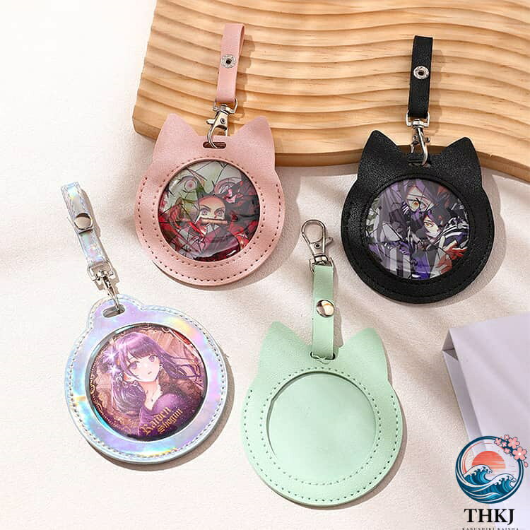 【全品2点で5%OFF】ケース 吊り下げ 75mm ディスプレイ 缶バッチカバー 58mm 3枚セ...