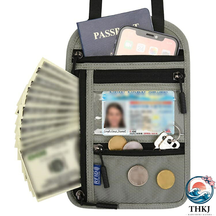 【全品2点で5%OFF】パスポートケース 首下げ スキミング防止 パスポートカバー シ...