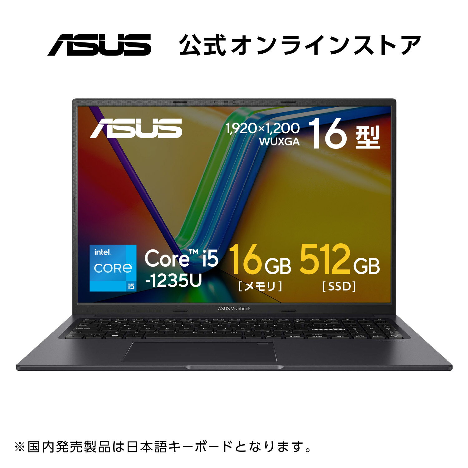 Ρȥѥ ASUS Vivobook 16X K3604ZA 16 Core i5 -1235U  16GB SSD 512GB  ǧ HDMI Bluetooth WPS Officeդ Windows11    K3604ZA-MB033W