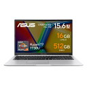 【箱破損品】【アウトレットセール価格】ASUS Vivobook 15/クールシルバー/15.6型/Win11H/AMD Ryzen 7 7730U/16GB/...