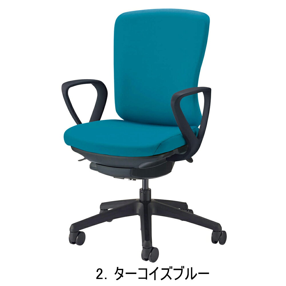 LION ライオン事務器 Versal バーサル サークルアーム ミドルバック 3511F asutec-10000301 アステック楽天市場店 サンプル画像3