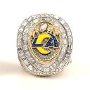 送料無料【即日発送】※2021年 NFL 指輪 ロサンゼルス・ラムズ Los Angeles Rams リング ジルコニア LAR 22号/23号/24号 アメリカンフットボール MVP アクセサリー プレゼント ステンレス鋼 誕生日 記念日 新品