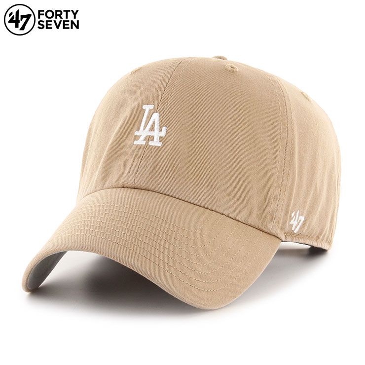 Rakuten - 47BRAND キャップ 47キャップ 帽子 ローキャップ ベースボール 47 BRAND 47ブランド メンズ レディース ブランド 大きいサイズ クリーンナップ おしゃれ かっこいい 人気 ドジャース カーキ