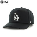 【5倍】47BRAND キャップ 47キャップ 帽子 ベースボールキャップ MLB メジャーリーグ 47 BRAND 47ブランド メンズ レディース ブランド 大きいサイズ ドジャース キャプテン ブラック 黒