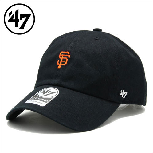 フォーティーセブンブランド 47 Brand CLEAN UPキャップ GIANTS CENTERFIELD '47 CLEAN UP BLACK