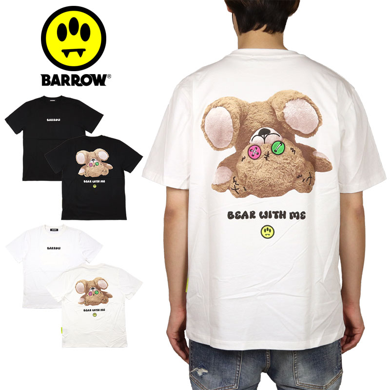 関税込 BARROW バロウ ベア コットン Tシャツ ユニセックス 楽天市場】バーロー tシャツの通販
