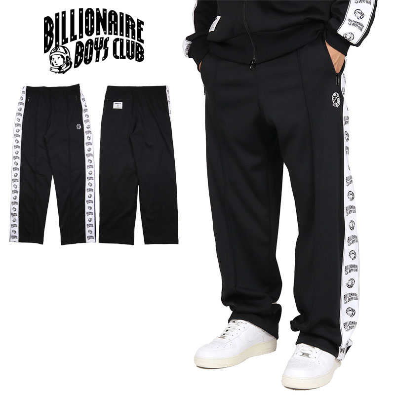 【最終処分!!最大15%OFFクーポン配布中】ビリオネアボーイズクラブ パンツ BILLIONAIRE BOYS CLUB トラックパンツ ジャージ 下 メンズ セットアップ対応 ブランド 大きいサイズ おしゃれ おすすめ 人気 黒 bbc23aw004 ブラック S M L XL