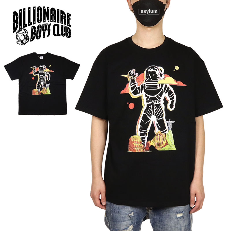 【お買い物マラソン 最大10％OFFクーポン配布中】ビリオネアボーイズクラブ Tシャツ BILLIONAIRE BOYS CLUB 半袖Tシャツ トップス メンズ レディース ブランド 大きいサイズ おしゃれ おすすめ 人気 黒 ストリート bbc24sp007 ブラック M L XL