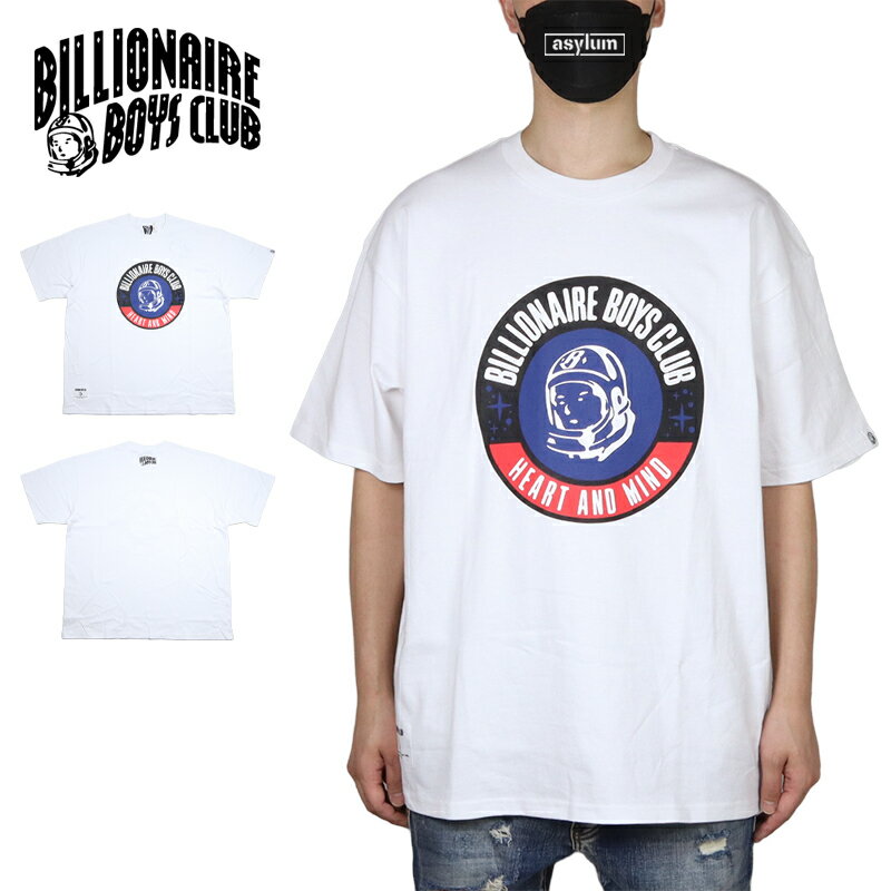 Rakuten - 【MAX90%OFF 楽天スーパーSALE！最大20%OFFクーポン配布中】ビリオネアボーイズクラブ Tシャツ BILLIONAIRE BOYS CLUB 半袖Tシャツ トップス BBC メンズ レディース ブランド 大きいサイズ おしゃれ おすすめ 人気 白 ストリート 綿100% bbc26ss006 M L XL