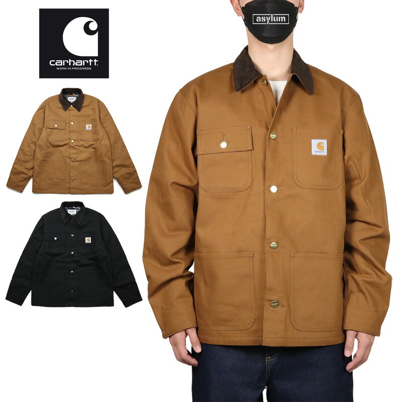 カーハート WIP ワークジャケット CARHARTT WIP ミシガンコート アウター メンズ レディース ブランド 大きいサイズ おしゃれ おすすめ 人気 carhartt107 ブラウン ブラック M L XL XXLのサムネイル