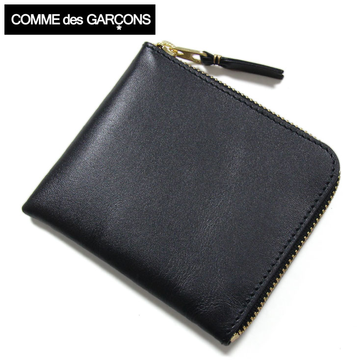 【MAX90％OFF！楽天スーパーSALE！更にお得なクーポン配布中】【SALE10%OFF】コムデギャルソン 財布 COMME des GARCONS コインケース ファスナー メンズ レディース ブランド 黒 L字型ジップ財布 SA3100 ブラック