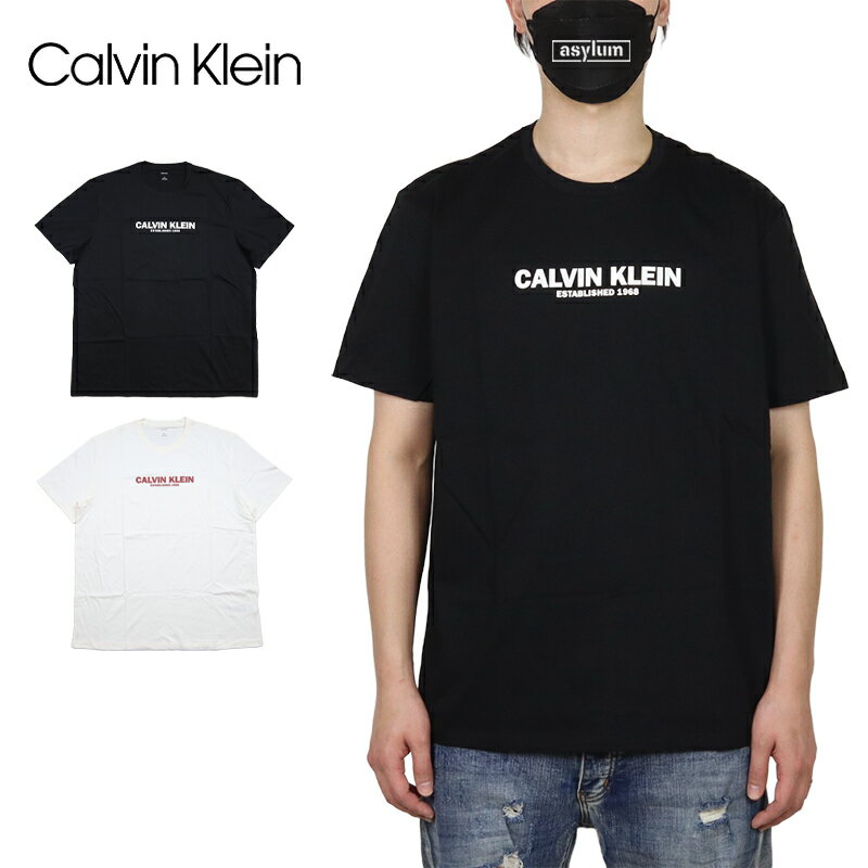 Rakuten - カルバンクライン Tシャツ CALVIN KLEIN 半袖Tシャツ CK トップス メンズ レディース ブランド 大きいサイズ おしゃれ おすすめ 人気 黒 白 綿100% ck073 ブラック ホワイト M L XL XXL