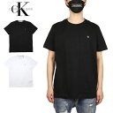 【GW超ポイントバック5倍】カルバンクライン ジーンズ Tシャツ CALVIN KLEIN JEANS 半袖Tシャツ トップス CKジーンズ メンズ レディース ブランド 大きいサイズ おしゃれ おすすめ 人気 黒 白 綿100 ckj036 M L XL XXL