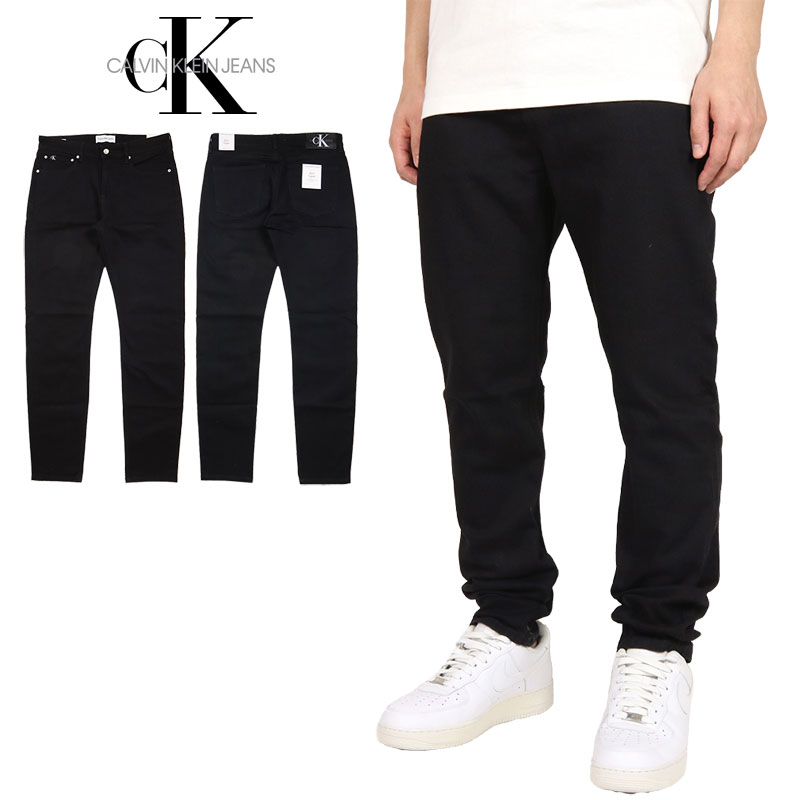 カルバンクライン ジーンズ デニムパンツ CALVIN KLEIN JEANS CKジーンズ Gパン メンズ ブランド 大きいサイズ おしゃれ おすすめ 人気 黒 ckj041 ブラック 30 32 34 36