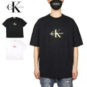 【MAX80％OFF♪誕生祭ファイナル 最大15％OFFクーポン配布中】カルバンクライン ジーンズ Tシャツ CKジーンズ CALVIN KLEIN JEANS 半袖Tシャツ トップス メンズ レディース ブランド 大きいサイズ おしゃれ おすすめ 人気 綿100% ckj047 黒 ブラック M L XL XXL