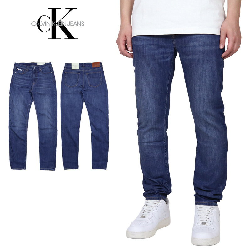 Rakuten - カルバンクライン ジーンズ デニムパンツ CALVIN KLEIN JEANS ジーンズ Gパン スキニー スリム ウォッシュ加工 メンズ ブランド 大きいサイズ おしゃれ おすすめ 人気 ckj120 ブルー 30 32 34 36