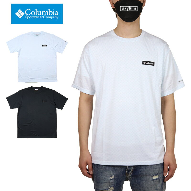 コロンビア Tシャツ メンズ 【お買い物マラソン 最大10％OFFクーポン配布中】コロンビア Tシャツ COLUMBIA 半袖Tシャツ ドライメッシュTシャツ 吸汗 速乾 オムニシェイド メンズ レディース アウトドア ブランド 大きいサイズ おしゃれ おすすめ 人気 白 黒 columbia174 M L XL