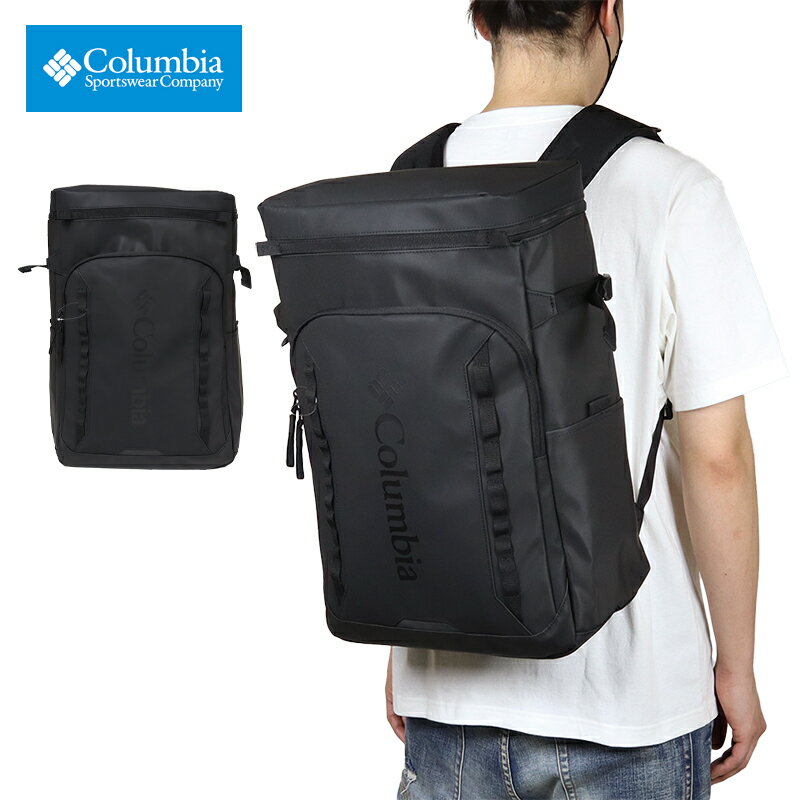Rakuten - コロンビア リュック COLUMBIA バックパック 通勤 通学 大容量 30L アウトドア 撥水 メンズ レディース ブランド 大きいサイズ おしゃれ 人気 columbia185 ブラック 黒