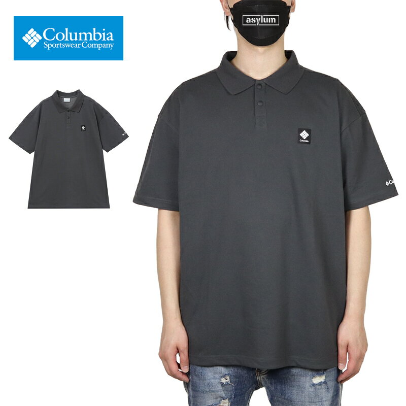 【MAX90%OFF 楽天スーパーSALE！最大20%OFFクーポン配布中】コロンビア ポロシャツ COLUMBIA 半袖シャツ トップス メンズ レディース アウトドア ブランド 大きいサイズ おしゃれ おすすめ 人気 冷却機能 刺繍 ワンポイント columbia254 グレー M L XL