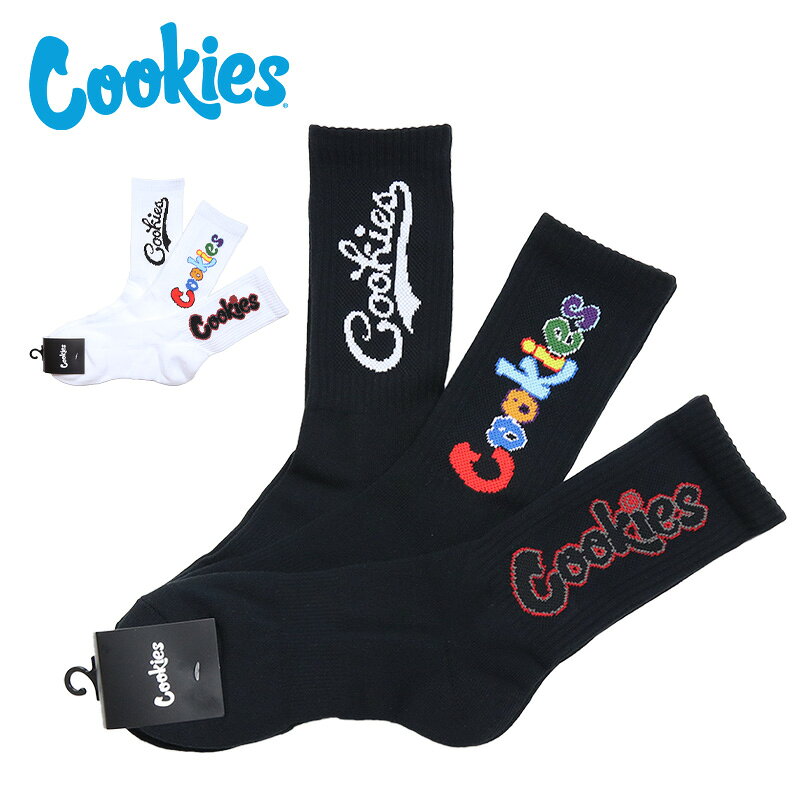 クッキーズ クロージング 靴下 Cookies Clothing ソックス クルー丈 3枚組 3枚セッ...