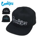 【MAX80%OFF夏物最終処分SALE♪更にクーポン配布中】クッキーズ クロージング キャップ Cookies Clothing 帽子 スナップバック フラットバイザー メンズ レディース ブランド 大きいサイズ おしゃれ おすすめ 人気 黒 cookies010 ブラック