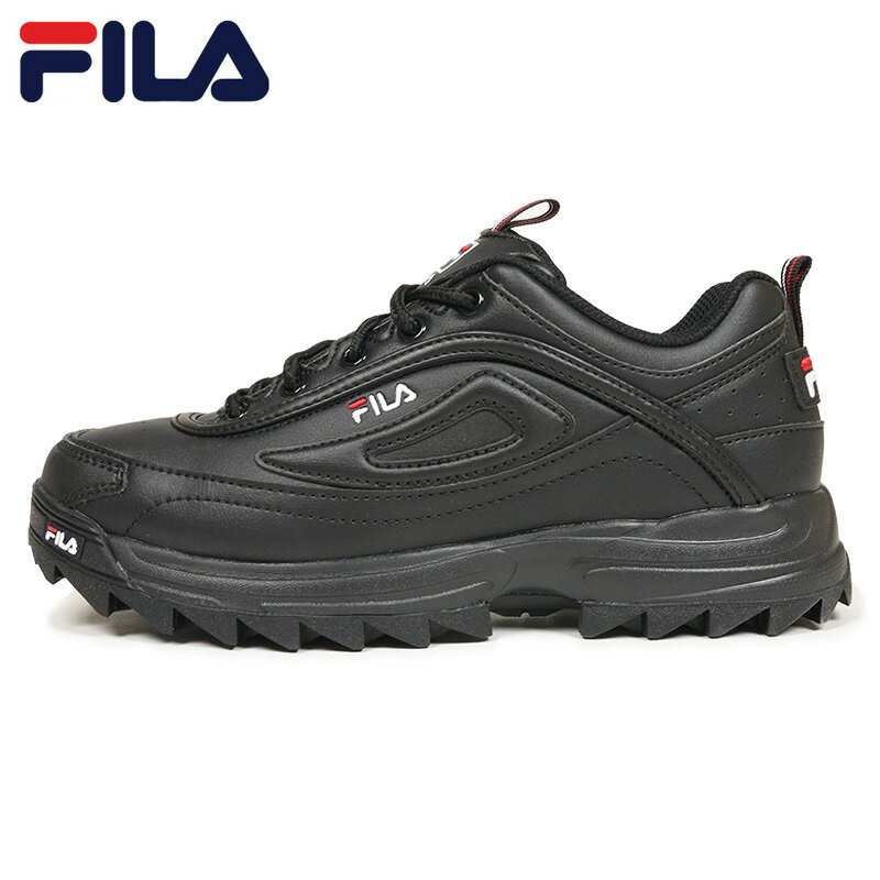 フィラ スニーカー FILA 厚底スニーカー ダッドスニーカー シューズ 靴 レディース ブランド 大きいサイズ おしゃれ おすすめ 人気 黒 fila024 ブラック 23 23.5 24 24.5