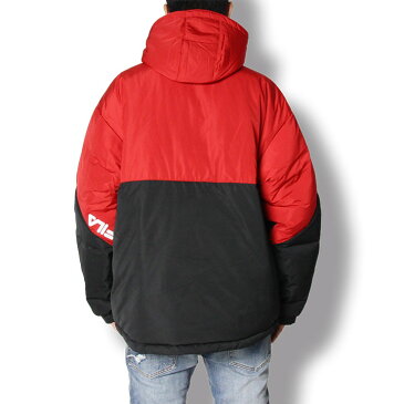 【お買い物マラソン お得なクーポン配布中】FILA フィラ FILA HERITAGE(ヘリテージ) DOWN MOUNTAIN PARKA FM9506 メンズ レディース 秋冬 ダウン ジャケット ブラック ホワイト レッド　パープル M L XL