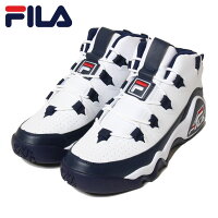 フィラ FILA スニーカー メンズ ダットスニーカー 厚底 シューズ グラントヒル 1 F0410 WHITE ホワイト×ネイビー×レッド 26.5cm 27cm 27.5cm 28cm