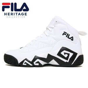 フィラ FILA スニーカー マッシュバーン バッシュ バスケットシューズ ハイカット メンズ ブランド フィラスニーカー MB MASHBURN WHITE ホワイト 白 26.5cm 27cm 27.5cm 28cm