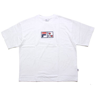 【GW特別企画 ポイント最大20倍＆全品10%OFFクーポン】【P5倍】フィラ FILA Tシャツ 半袖Tシャツ 綿100％ バックプリント メンズ レディース ブランド 大きいサイズ TEE WHITE FM9841 かっこいい お洒落 ホワイト M L XL