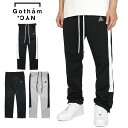 【GW超ポイントバック15倍】ゴッサム NYC エヌワイシー トラックパンツ GOTHAM NYC ジャージパンツ ストレート ラインパンツ メンズ ブランド 大きいサイズ おしゃれ おすすめ 人気 黒 gotham145 ブラック グレー M L XL