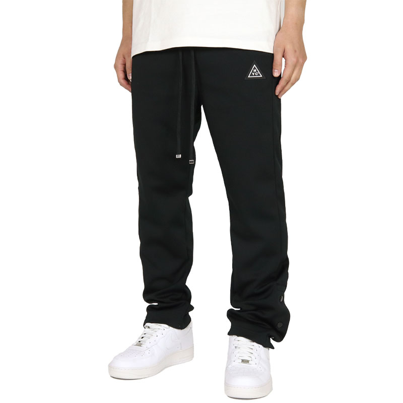 【40%OFF】【MAX90%OFF 楽天スーパーSALE！最大20%OFFクーポン配布中】ゴッサム NYC エヌワイシー トラックパンツ GOTHAM NYC ジャージパンツ ストレート ラインパンツ メンズ ブランド 大きいサイズ おしゃれ おすすめ 人気 黒 gotham145 ブラック グレー M L XL