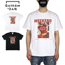 【GW超ポイントバック20倍】ゴッサム NYC Tシャツ エヌワイシー トップス GOTHAM NYC 半袖Tシャツ 綿100 プリント メンズ レディース ブランド 大きいサイズ おしゃれ おすすめ 人気 白 黒 gotham148 ホワイト ブラック