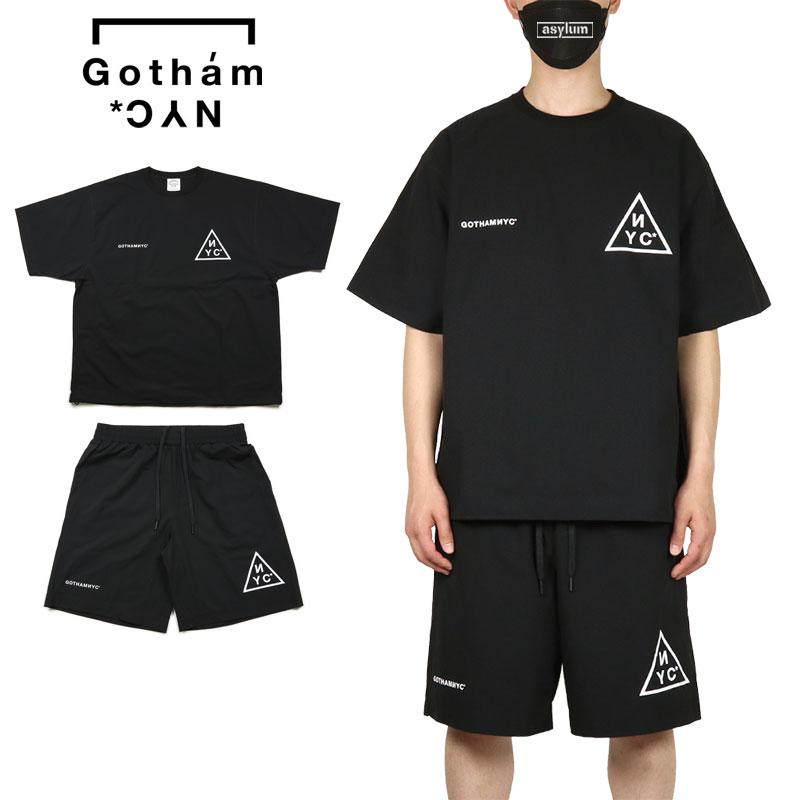 ゴッサム NYC エヌワイシー セットアップ GOTHAM NYC ドライTシャツ トップス ショートパンツ ハーフパンツ ショーツ メンズ レディース ブランド 大きいサイズ おしゃれ おすすめ gotham152 M L XL