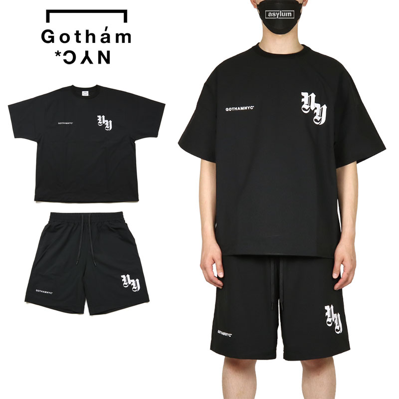 ゴッサム NYC エヌワイシー セットアップ GOTHAM NYC ドライTシャツ トップス ショートパンツ ハーフパンツ ショーツ メンズ レディース ブランド 大きいサイズ おしゃれ おすすめ gotham153 M L XL