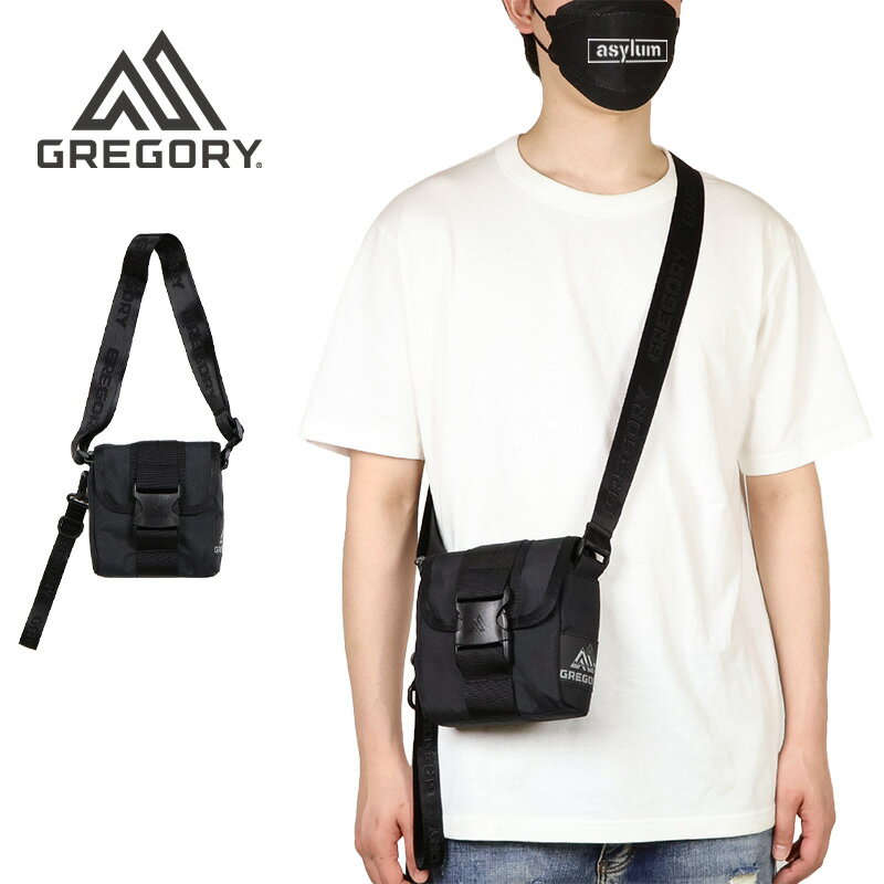 Rakuten - 【MAX90%OFF 楽天スーパーSALE！最大20%OFFクーポン配布中】グレゴリー バッグ GREGORY バッグ ショルダーバッグ ショルダーポーチ 斜めがけバッグ ボディバッグ ミニバッグ メンズ レディース ブランド 小さめ おしゃれ おすすめ 人気 大人 黒 gregory009