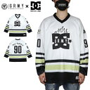 グライミー ロンT GRIMEY Tシャツ DC SHOES コラボ 長袖Tシャツ ゲームシャツ ホッケーシャツ メンズ レディース ブランド 大きいサイズ お...