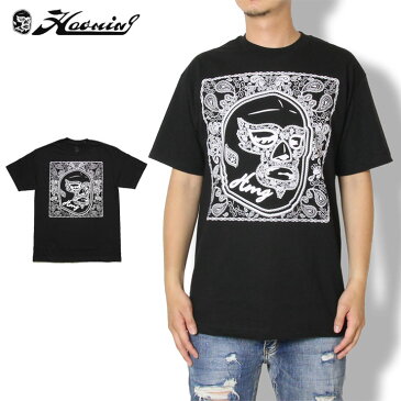 HAOMING ハオミン Tシャツ MASK PAISLEY TEE 1834-42 格闘 ランニング ジム トレーニング ブラック M L XL