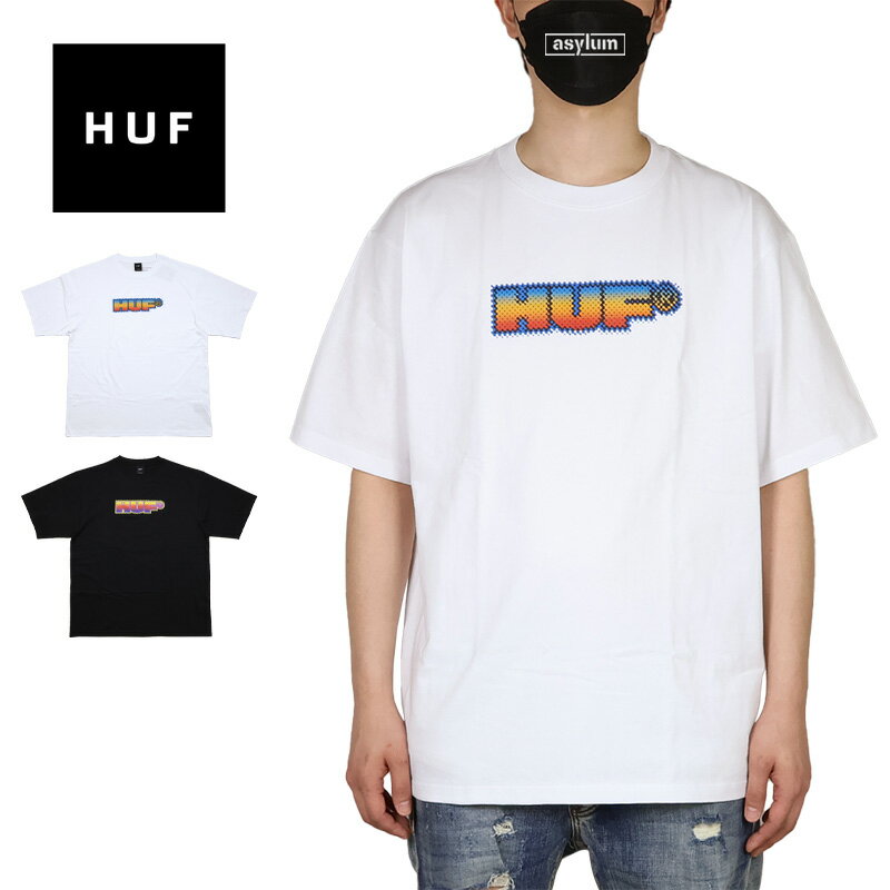 Rakuten - 【13%OFF】【MAX90%OFF 楽天スーパーSALE！最大20%OFFクーポン配布中】HUF Tシャツ ハフ 半袖Tシャツ トップス 綿100% メンズ レディース ブランド 大きいサイズ おしゃれ おすすめ 人気 白 黒 ヘビーウェイト huf25ss019 ホワイト ブラック M L XL